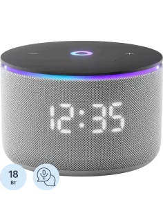 Умная колонка Яндекс Станция Мини 3 Про, Zigbee, серый (YNDX-00059GRY)