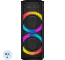 Портативная акустика АС PS-710, черн (100 Вт, TWS, BT, FM, 4400мАxч)