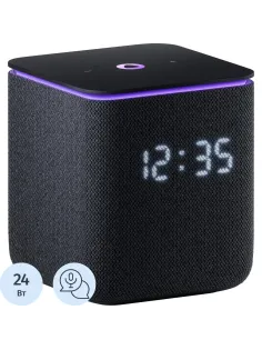 Умная колонка Яндекс Станция Миди с Алисой с Zigbee, черный (YNDX-00054BLK)