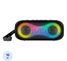 Акустическая система Sven PS-165, 2x8 Вт, IPx6, TWS, Bluetooth, microSD