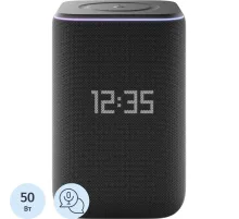 Умная колонка Яндекс Станция 3 с Алисой, Zigbee, черный (YNDX-00060BLK)