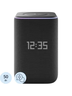 Умная колонка Яндекс Станция 3 с Алисой, Zigbee, черный (YNDX-00060BLK)