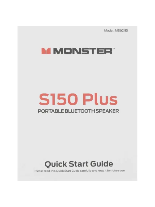 Портативная акустика Monster S150 Plus, чёрная
