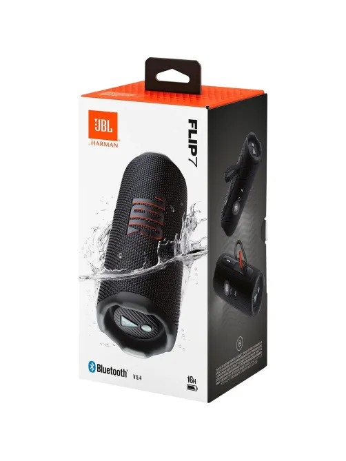 Портативная акустика JBL Flip 7 Black (JBLFLIP7BLK)