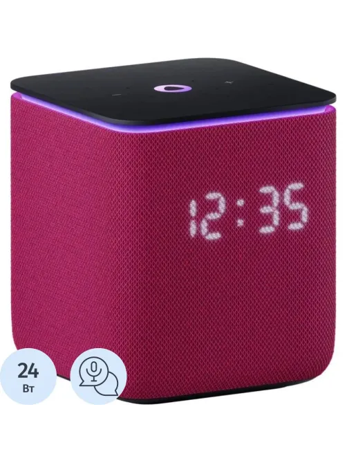 Умная колонка Яндекс Станция Миди с Алисой с Zigbee, розов (YNDX-00054PNK)