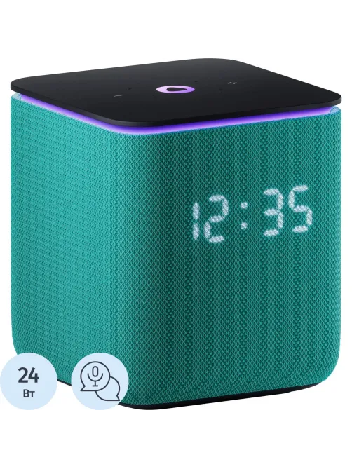 Умная колонка Яндекс Станция Миди с Алисой, с Zigbee, изумр (YNDX-00054EMD)