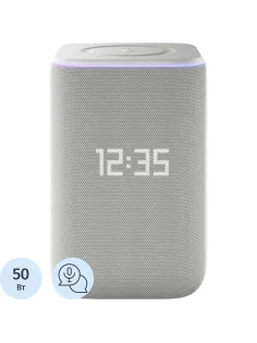 Умная колонка Яндекс Станция 3 с Алисой, Zigbee, серый (YNDX-00060GRY)