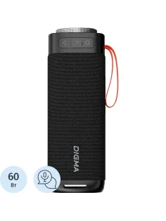 Акустическая система Digma D-PS1522 черный 60W 2.0 BT 10м 3000mAh (PS1522B)