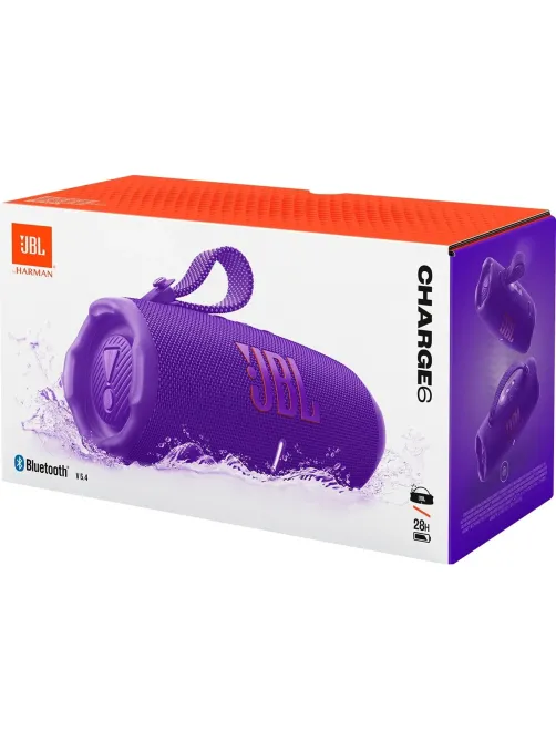Портативная акустика JBL Charge 6 Purple (JBLCHARGE6PUR)