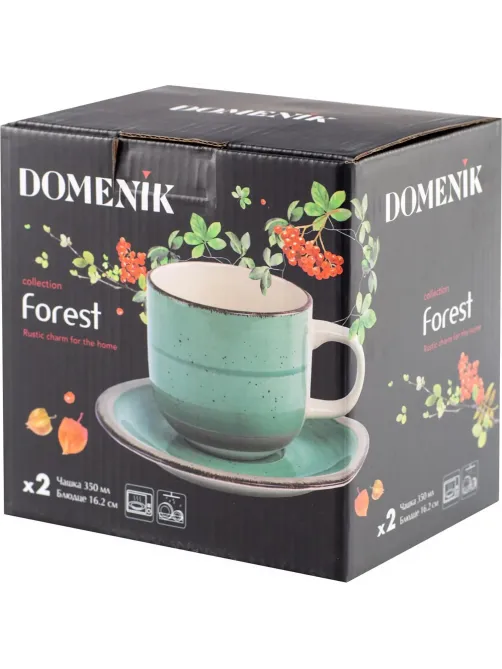 Набор чайный FOREST 350мл 4пр на 2 персоны