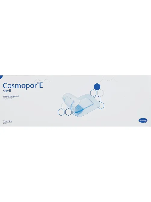 Повязка самоклеящ.стер п/операц. 35х10см25шт,COSMOPOR E9010370\901 024