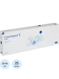 Повязка самоклеящ.стер п/операц. 35х10см25шт,COSMOPOR E9010370\901 024