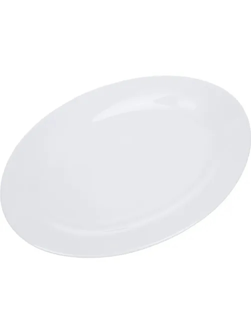 Блюдо овальное Chan Wave Classic, фарфор, белое, 300мм, фк0128