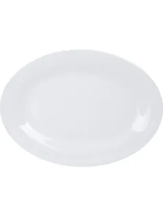 Блюдо овальное Chan Wave Classic, фарфор, белое, 300мм, фк0128