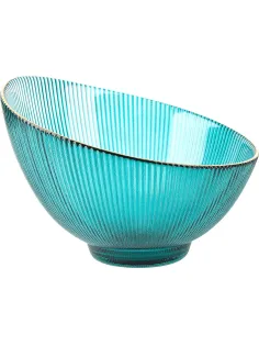 Салатник Frost stripe (зелен)d=17,2см h=12,5см v=650мл(стекло),9950317-4