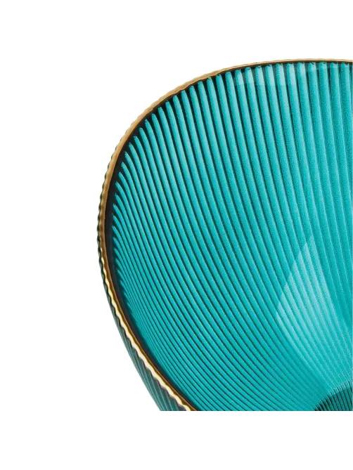 Салатник Frost stripe (зелен)d=17,2см h=12,5см v=650мл(стекло),9950317-4