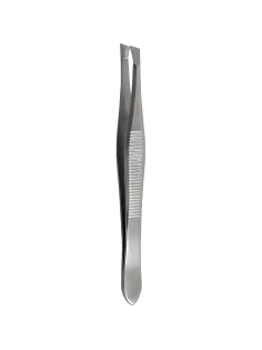 Пинцет Lei скошенный серия 157 серебро незаточенный 940042