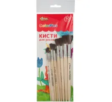 Кисть набор 10 шт. ColorPics пони круглая №1-№10