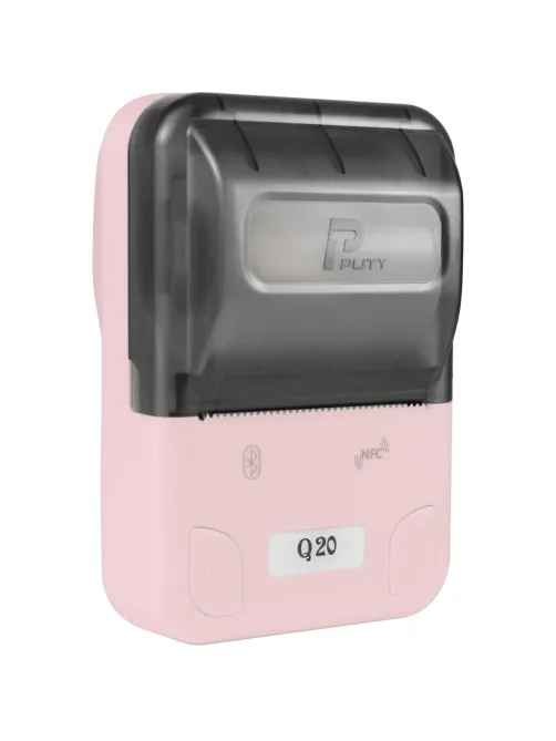 Этикет-принтер Puty Q20 переносной, розовый (Q20 pink)