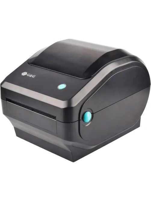Этикет-принтер G&G GG-D410 203dpi 152мм/с/USB для печ.накл. черный