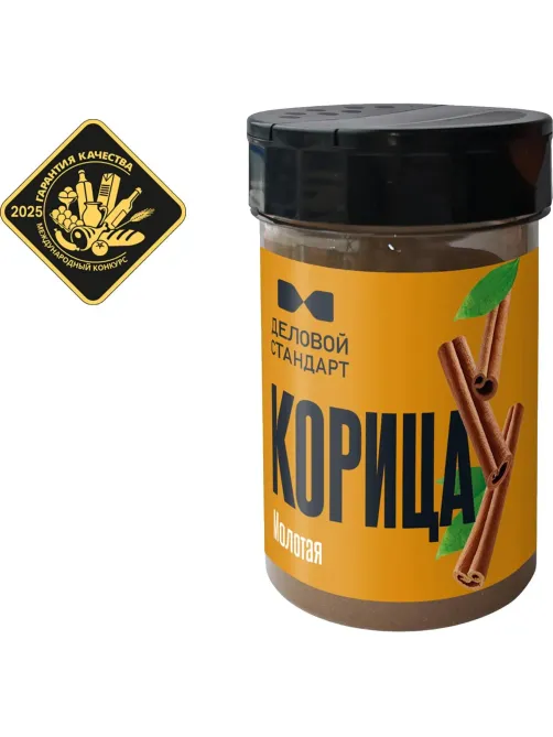 Корица молотая Деловой Стандарт, пэт, 90г