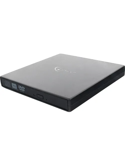 Привод DVD Gembird DVD-USB-02 пластик, черный USB 2.0