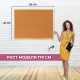 Доска пробковая Attache 90х120см деревян. рама Россия