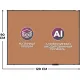 Доска пробковая 90х120 Attache BlackFrame черная рама