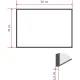 Доска комбинированная для информации пробк/магн-маркерн Attache 45x60