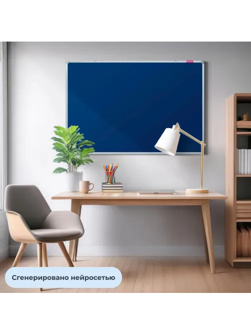 Доска текстильная для информ. 100х150 синяя Attache Россия
