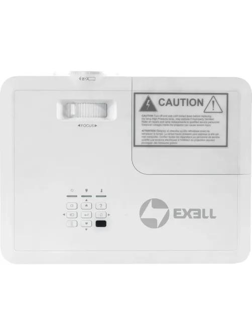 Проектор Exell EXD203STW, 3600 lm, 1280x800, 30000:1, HDMI, VGA