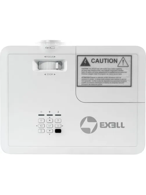 Проектор Exell EXD201W, 3800 lm, 1280x800, 30000:1, HDMI, VGA