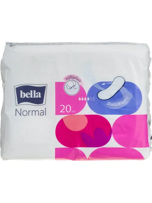 Прокладки женские гигиенические bella Normal, 20 шт./уп.