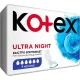 Прокладки женские гигиенические Kotex   Ultra Night 7шт/уп
