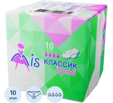 Прокладки женские МИС Классик драй 4 капли 10шт/уп
