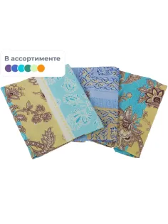 Простыня 1,5сп (150х210) набивн.бязь 125г/м2, 10шт., ассорти