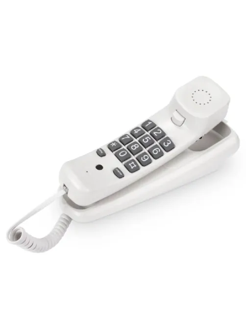 Телефон проводной teXet TX-219 светло-серый