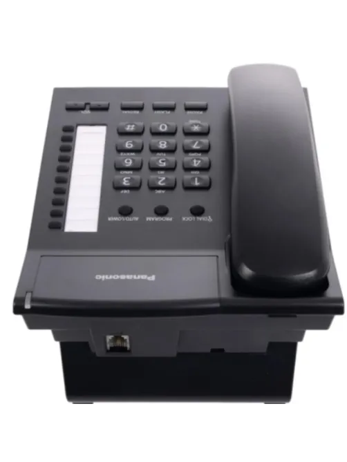 Телефон проводной Panasonic KX-TS2382RUB чер(KX-TS2382RUB)