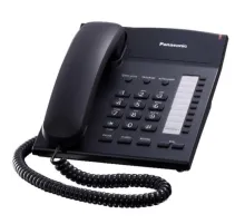 Телефон проводной Panasonic KX-TS2382RUB чер(KX-TS2382RUB)