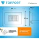 Прожектор светодиодный Topfort LED FL 20W 6500K IP65
