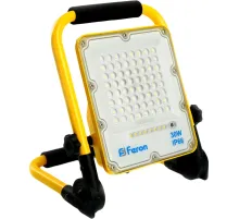 Прожектор светодиодный Feron LL-950 переносной с з/у IP66 30W 6400K (48675)