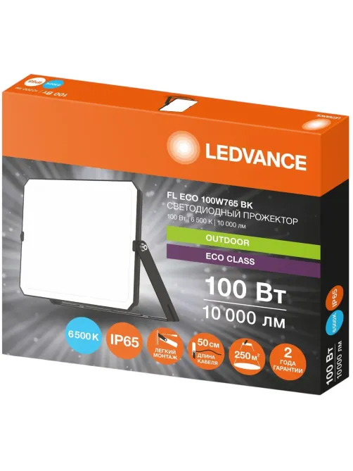 Прожектор светодиодный LEDVANCE FL ECO 100Вт 6500K 4099854400179