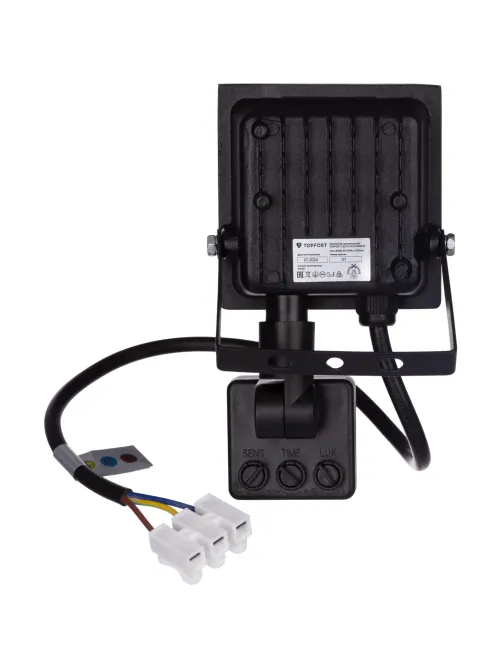 Прожектор светодиодный Topfort LED FL MS 20W 6500K 1700Л c датчик. движения