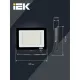 Прожектор светодиодный СДО 06-50 6500К IP65 черн. IEK LPDO601-50-65-K02
