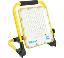 Прожектор светодиодный Feron LL-951 переносной с з/у IP66 50W 6400K (48676)