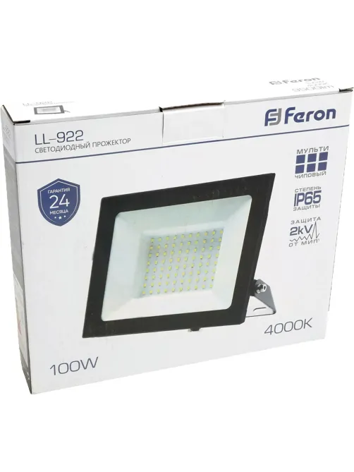 Прожектор светодиодный Feron LL-922 IP65 100W 4000K(48108)