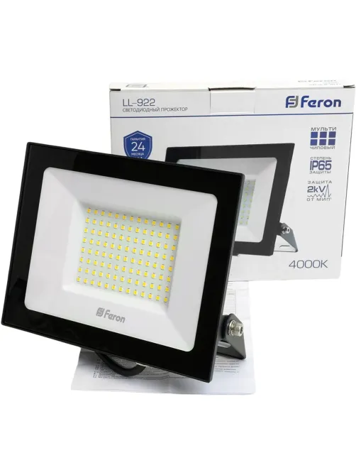 Прожектор светодиодный Feron LL-922 IP65 100W 4000K(48108)