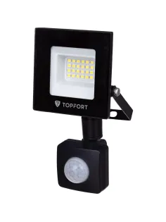 Прожектор светодиодный Topfort LED FL MS 20W 6500K 1700Л c датчик. движения