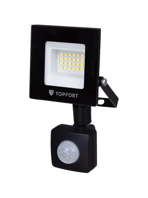 Прожектор светодиодный Topfort LED FL MS 20W 6500K 1700Л c датчик. движения