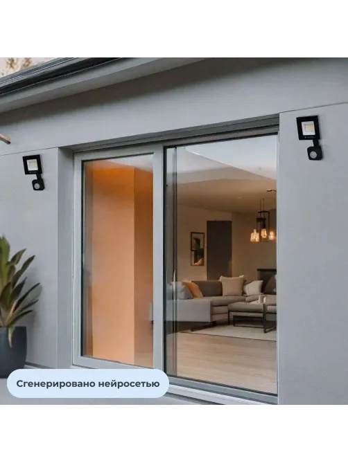 Прожектор светодиодный Topfort LED FL MS 20W 6500K 1700Л c датчик. движения